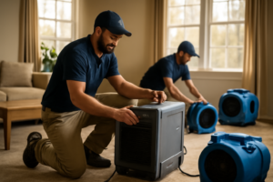 Water damage restoration service